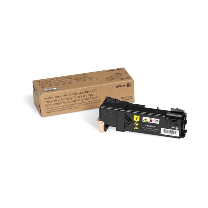 Cartucho de Toner Amarelo de Alta Capacidade para Phaser 6500 e Workcentre 6505